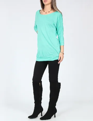 Bluza Pull&Bear, turcoaz Verde