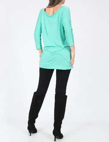 Bluza Pull&Bear, turcoaz Verde
