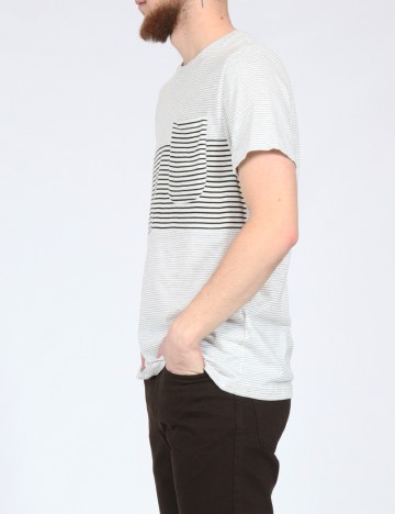 Tricou Pull&Bear, alb/negru