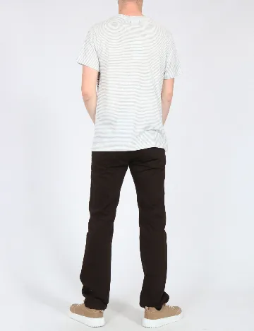 Tricou Pull&Bear, alb/negru Alb