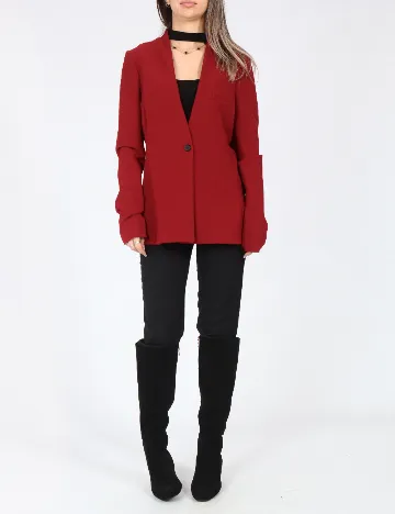 Sacou Zara, rosu Rosu