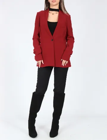 Sacou Zara, rosu Rosu