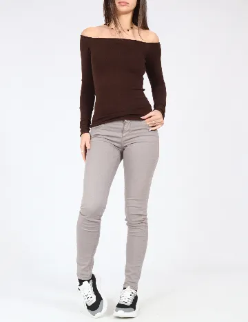 Pantaloni Pull&Bear, gri