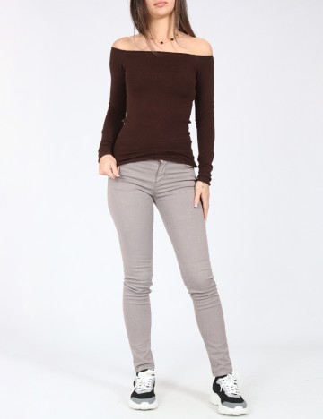 Pantaloni Pull&Bear, gri