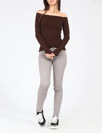 Pantaloni Pull&Bear, gri