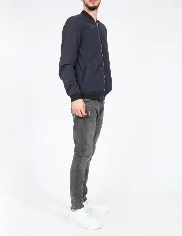 Jacheta Pull&Bear, bleumarin Albastru