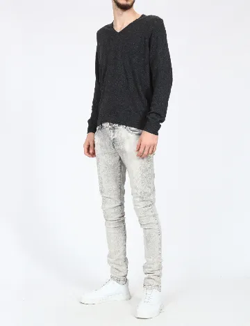 Blugi Bershka, gri Gri