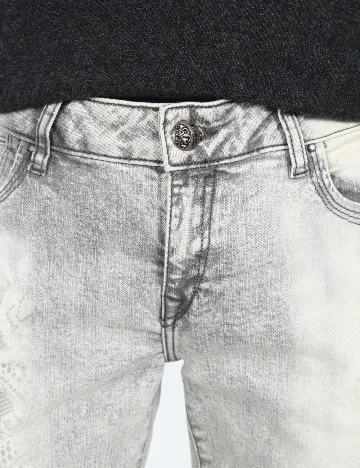 Blugi Bershka, gri Gri