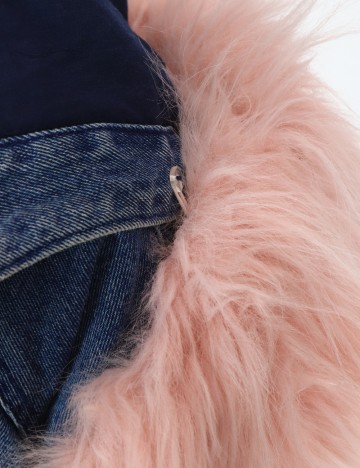 Geaca Bershka, albastru