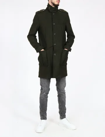 Palton Zara, verde Verde