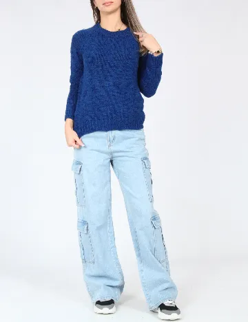 Pulover Zara, albastru Albastru