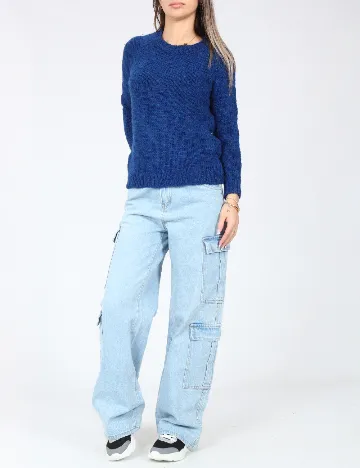 Pulover Zara, albastru Albastru