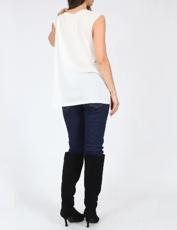 Maiou Pull&Bear, alb Alb