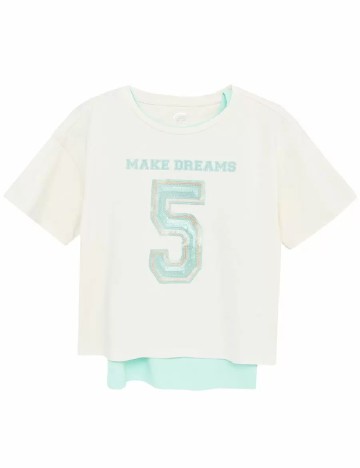 Set tricou si maiou Cool Club, mix culori