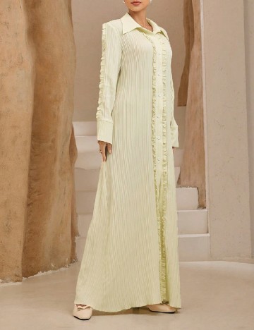 Rochie lunga SHEIN, galben deschis