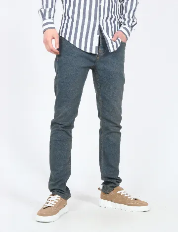 Blugi Pull&Bear, albastru Albastru