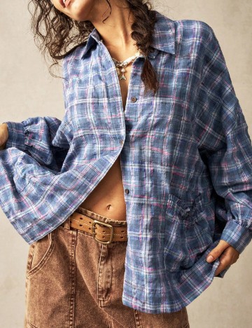 Camasa SHEIN, albastru