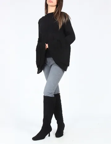 Bluza Bershka, negru Negru