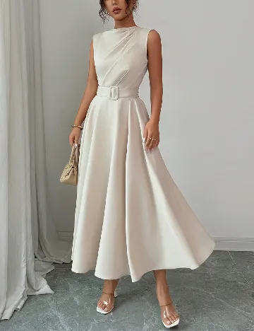 Rochie medie SHEIN, bej