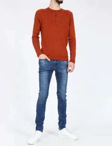 Blugi Pull&Bear, albastru Albastru