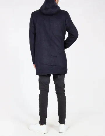 Palton Zara, bleumarin