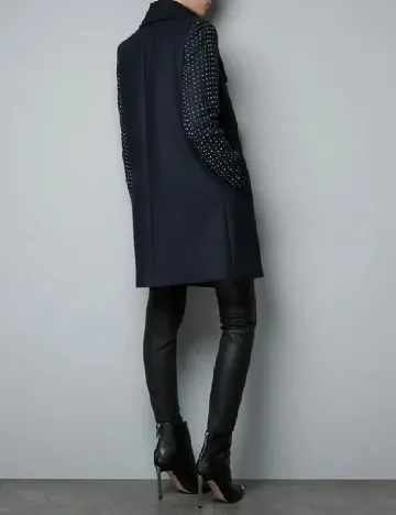 Palton Zara, bleumarin