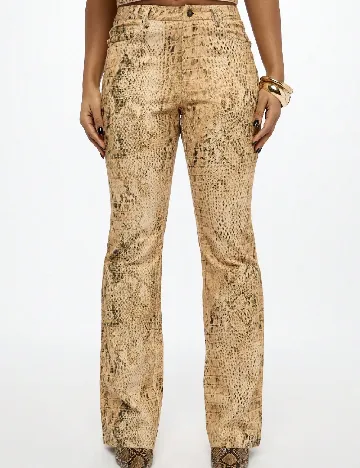 Pantaloni SUMWON, maro deschis