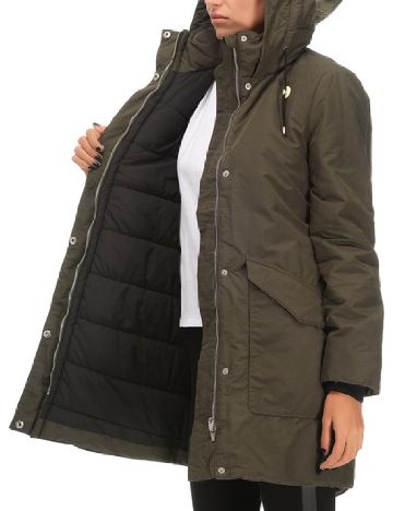 Geaca impermeabila Zara, verde