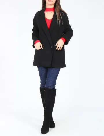 Jacheta Oversize Zara, negru Negru