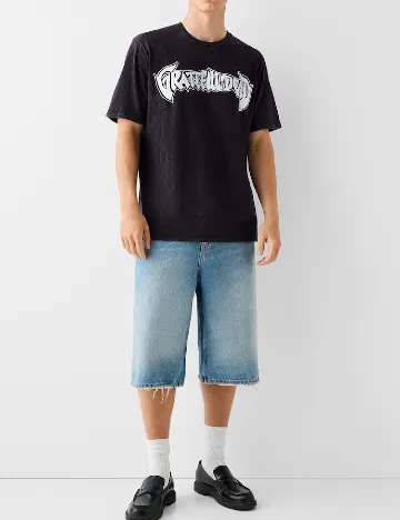 Tricou Bershka, negru