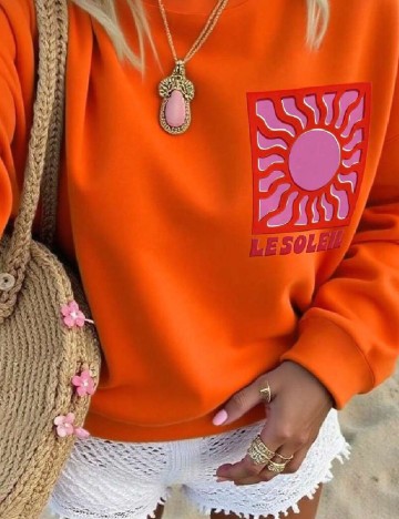 Bluza SHEIN, portocaliu
