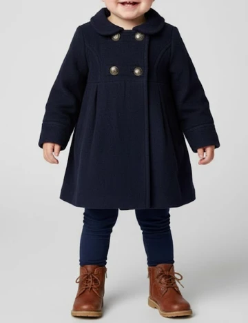 Palton Zara, bleumarin Albastru