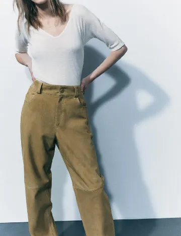 Bluza Zara, ecru Alb