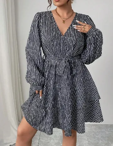 Rochie scurta SHEIN CURVE, negru