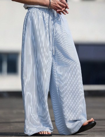 Pantaloni SHEIN, albastru