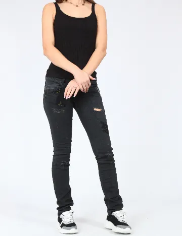 Blugi Bershka, negru