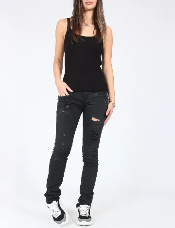 Blugi Bershka, negru