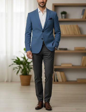 Sacou Zara, albastru