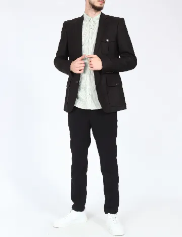 Sacou Zara, maro inchis