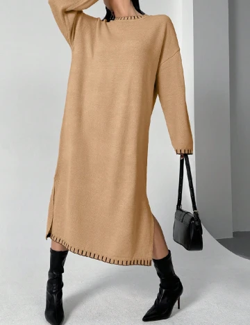 Rochie medie SHEIN, maro Maro