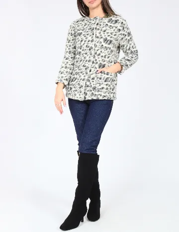 Jacheta Zara, alb/negru