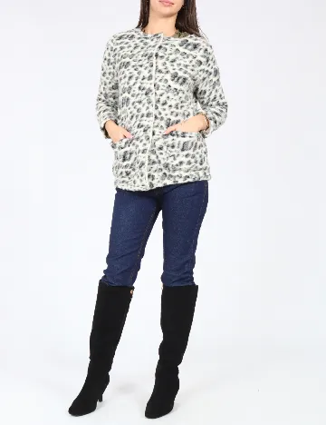 Jacheta Zara, alb/negru