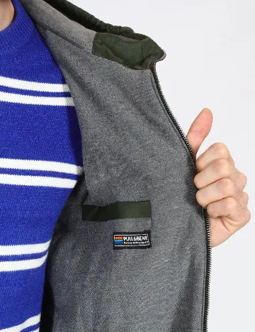 Geaca Pull&Bear, verde Verde