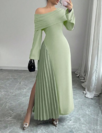 Rochie lunga SHEIN, verde