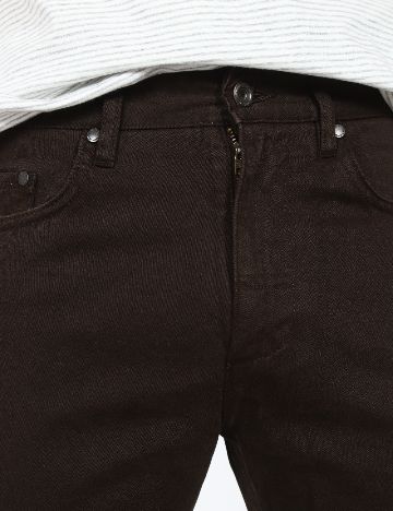 Pantaloni Zara, maro