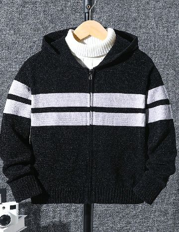 Hanorac Shein Kids, negru