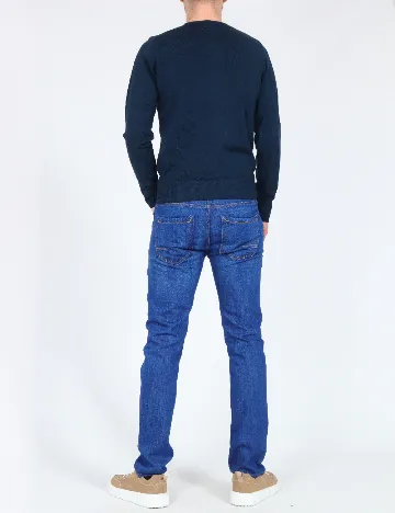 Blugi Bershka, albastru Albastru