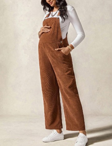 Salopeta SHEIN Maternity, maro