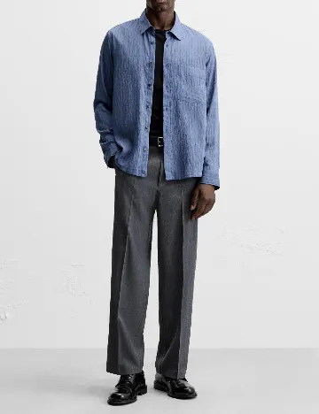 Camasa Zara, albastru