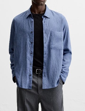 Camasa Zara, albastru